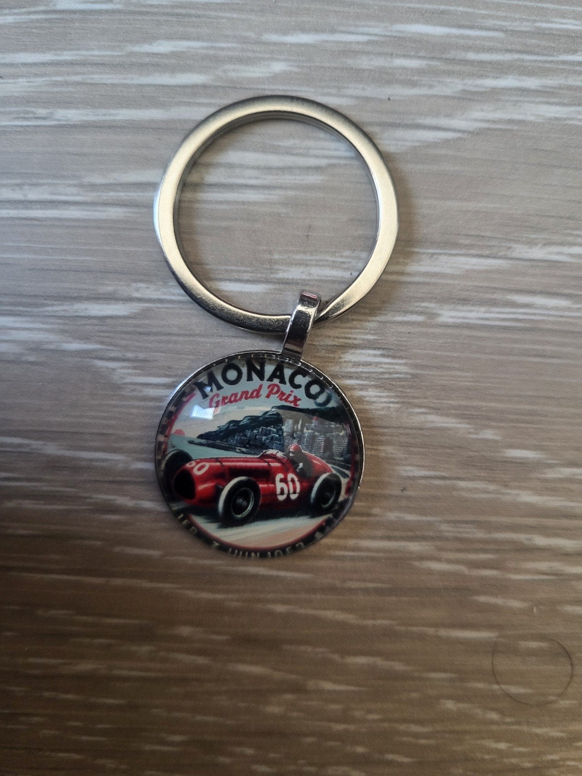 Monaco Grand Prix Sleutelhanger - Vintage Raceauto, Verzamelen, Ophalen of Verzenden, Nieuw, Transport