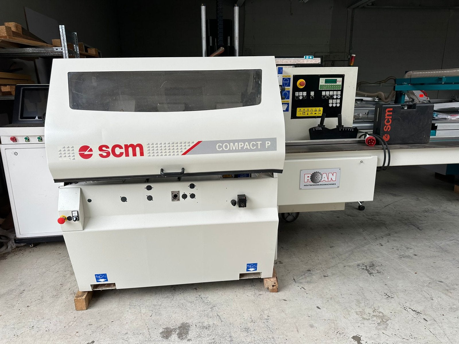 Scm 4 zijdige schaafmachine 230 mm, Ophalen of Verzenden, Gebruikt