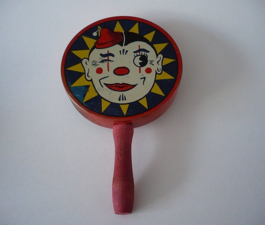 c003-Rammelaar, blik, clown, Kirchhof Newark, U.S.A., Ophalen of Verzenden
