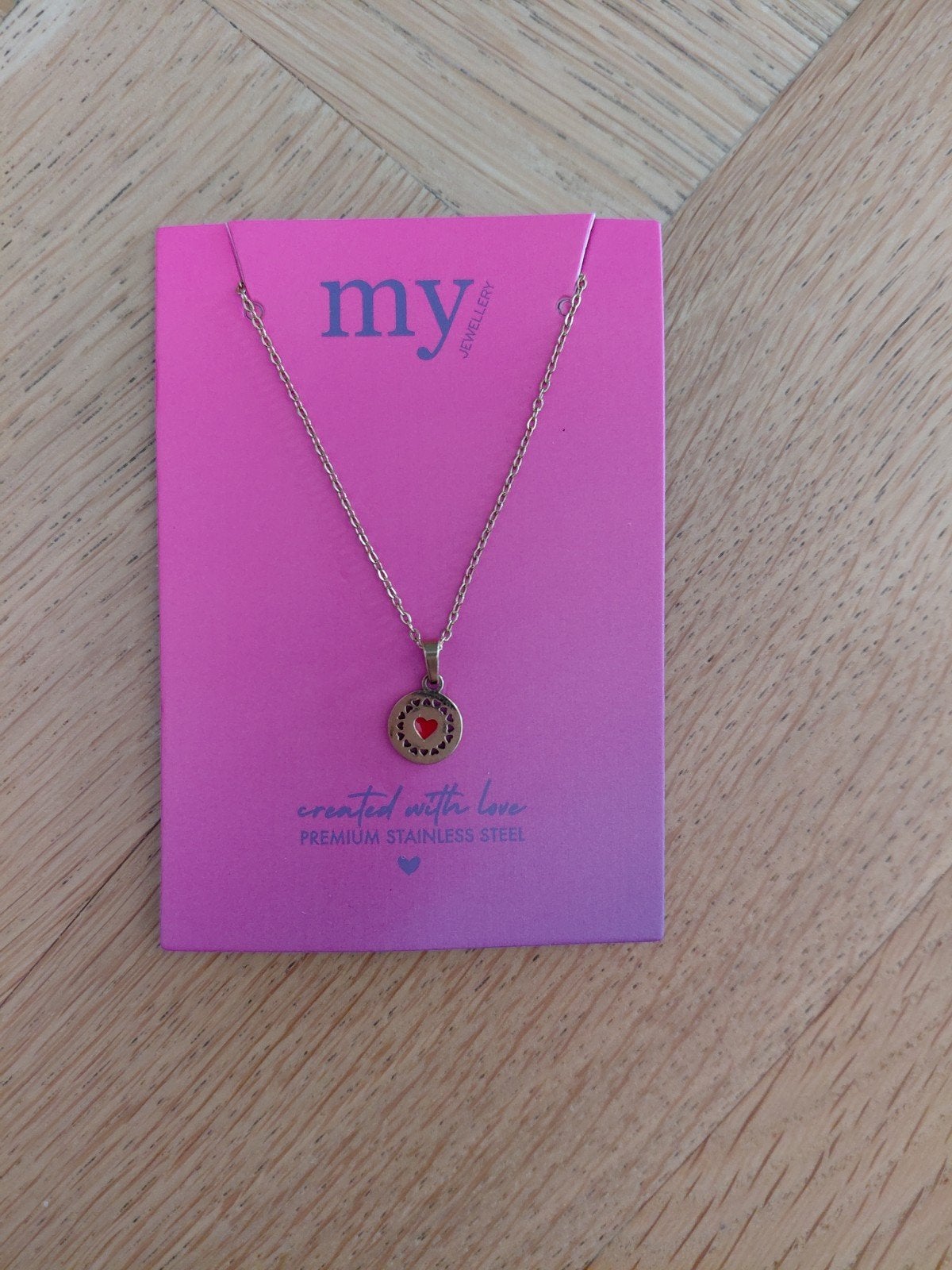 myjewellery ketting, Nieuw, Ophalen of Verzenden, Hart, Goud