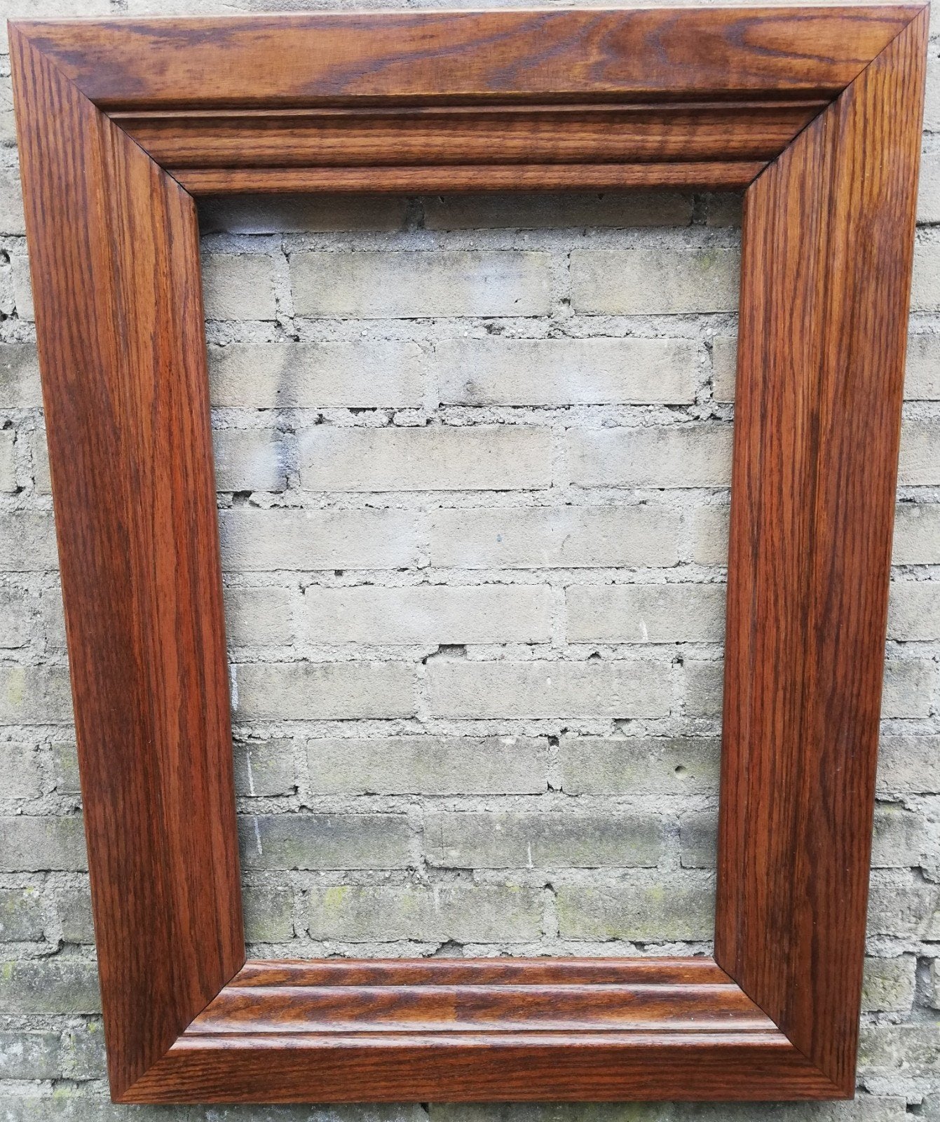 Schilderijlijst/lijst. Robuust. Massief eiken. 64/86 cm., Ophalen, Schilderijlijst