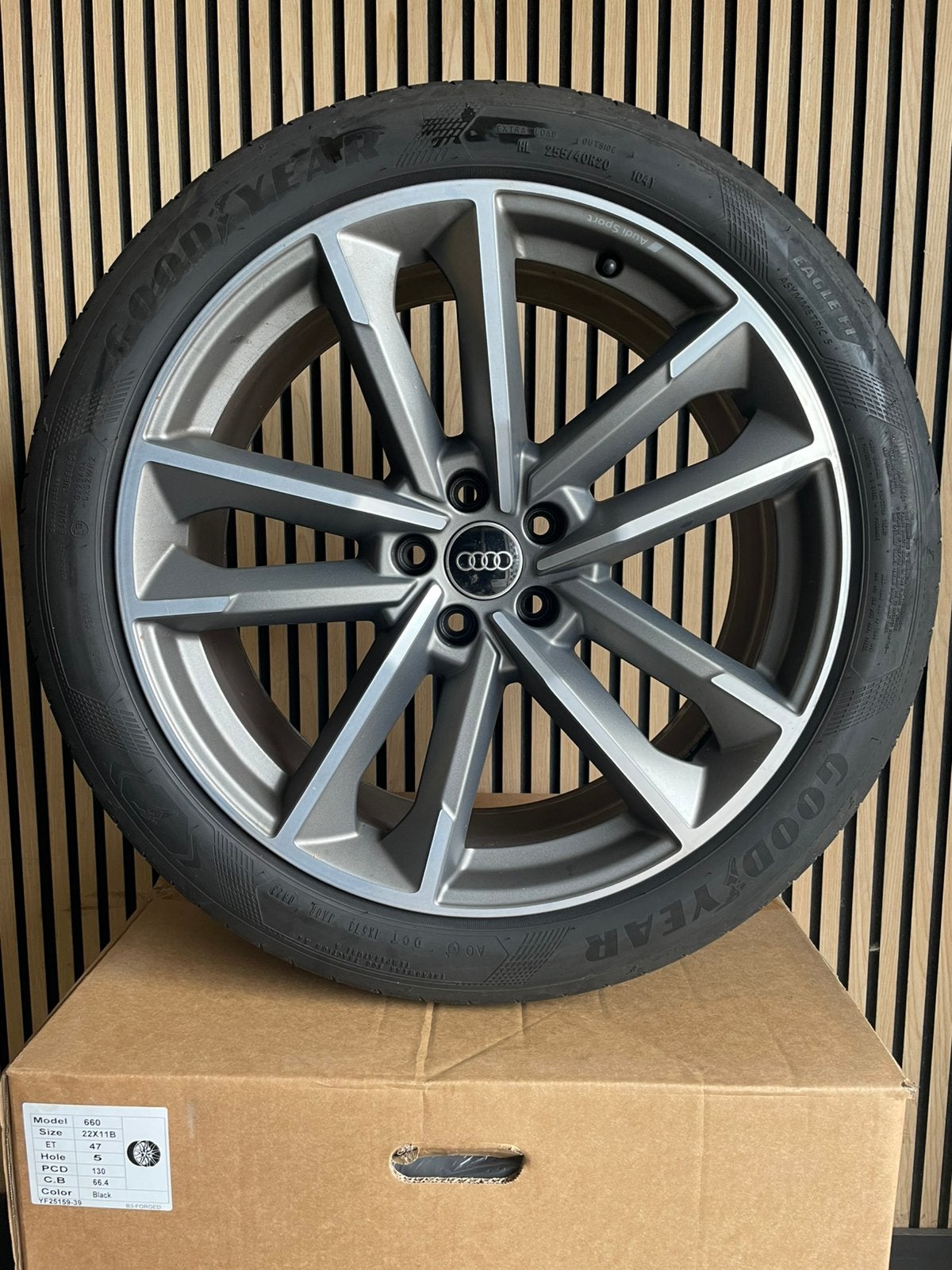 20 inch AUDI A6 C8 Q3 A7 velgen 5x112 Origineel + goodyear, Auto-onderdelen, 255 mm, Banden en Velgen, Nieuw, Ophalen of Verzenden