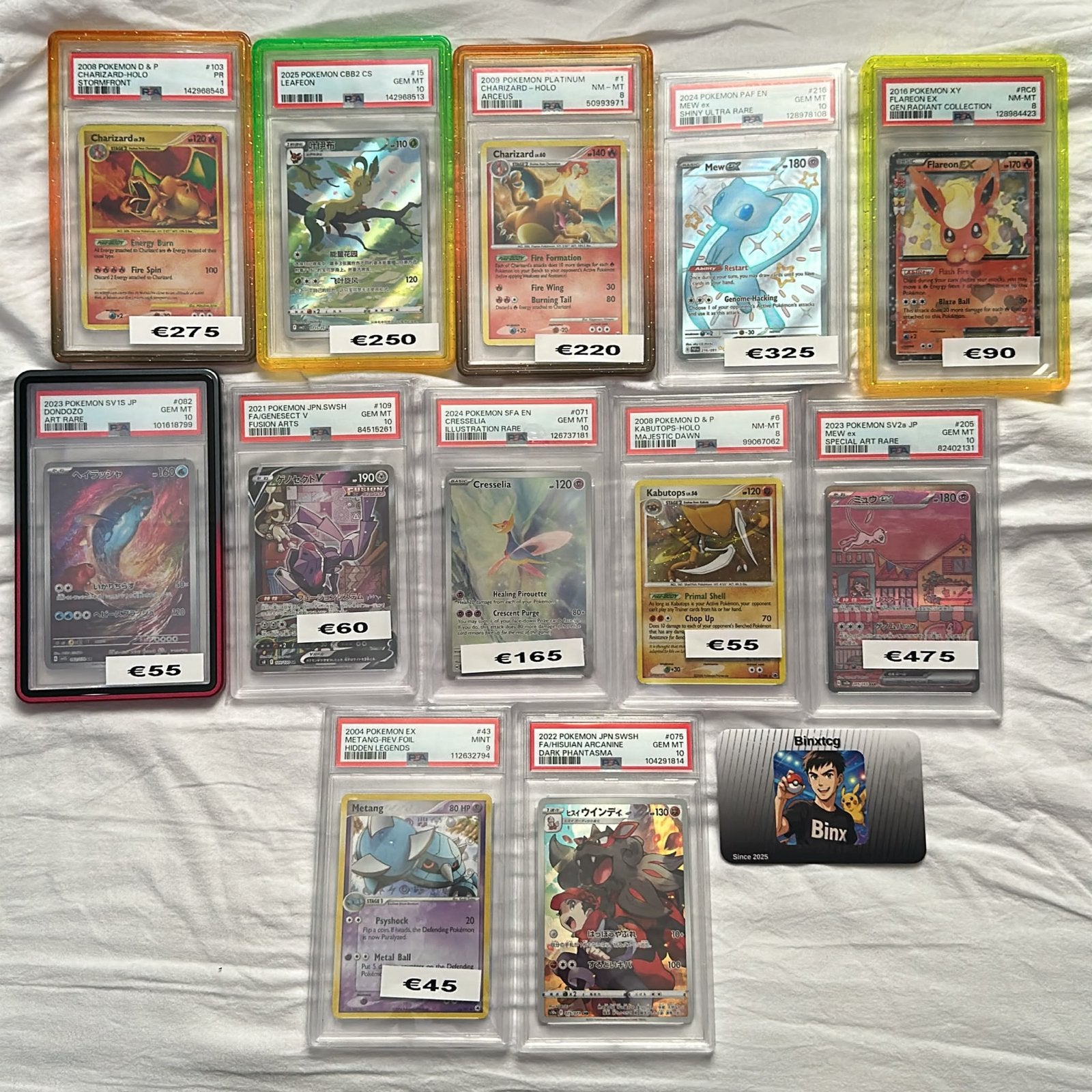 Diverse Pokémon kaarten - PSA graded los verkoop mogelijk, Ophalen of Verzenden, Zo goed als nieuw, Losse kaart