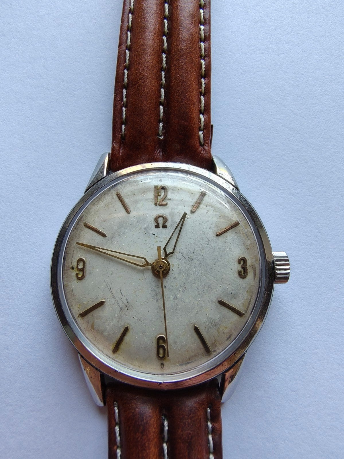 Omega Seamaster 286 - Vintage herenhorloge in topstaat, Staal, Polshorloge, Ophalen of Verzenden, Omega