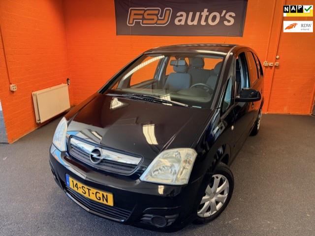 Opel Meriva 1.6 16V / DE LUXE / AIRCO / APK 31-12-2026!, Auto's, Voorwielaandrijving, Gebruikt, 4 cilinders, Zwart