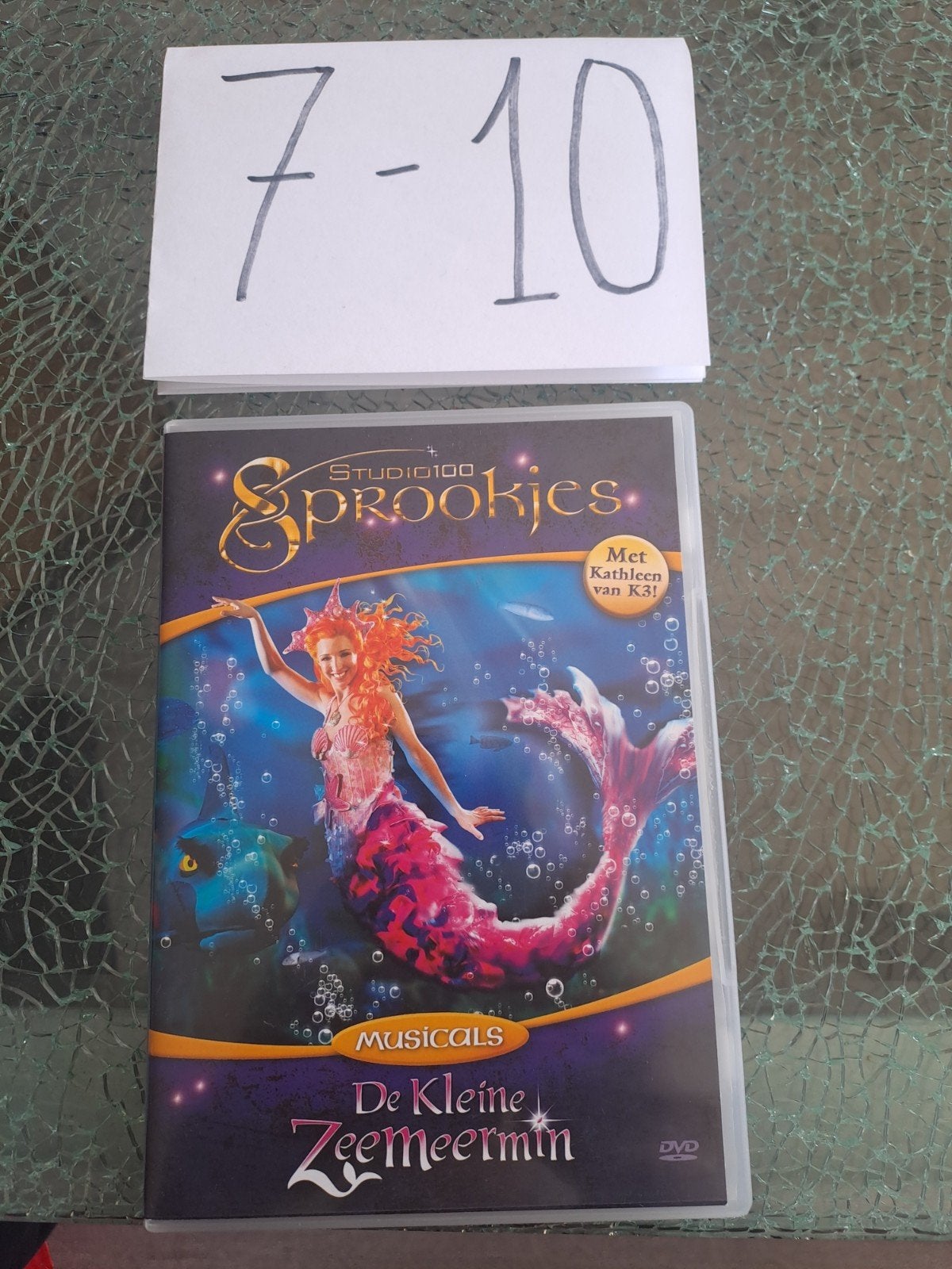 Studio 100 Sprookjes Musicals: De Kleine Zeemeermin DVD, Gebruikt, Alle leeftijden, Sprookjes, Film