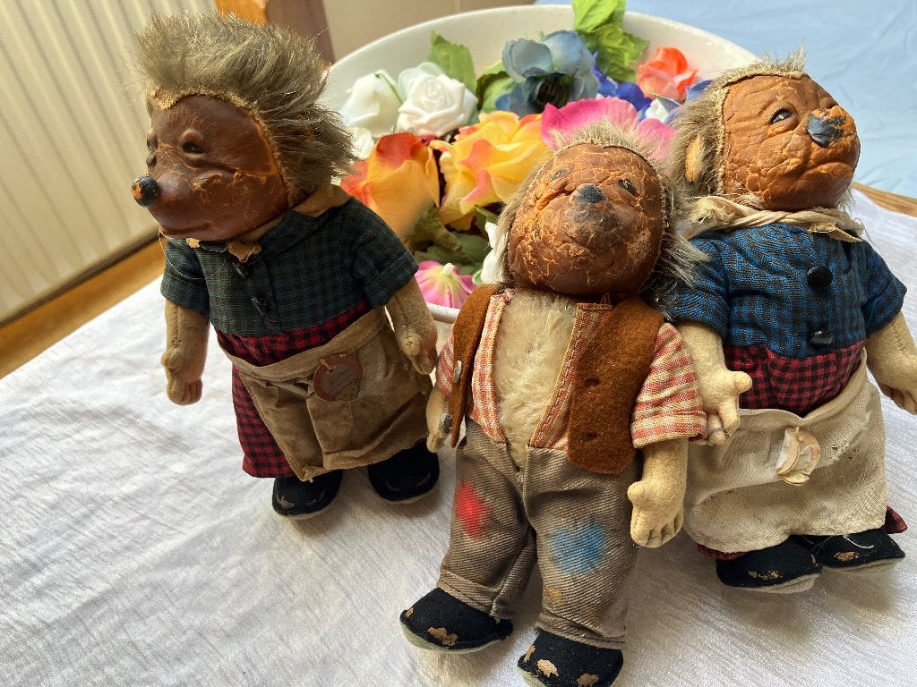 Oude steiff egels, Verzenden