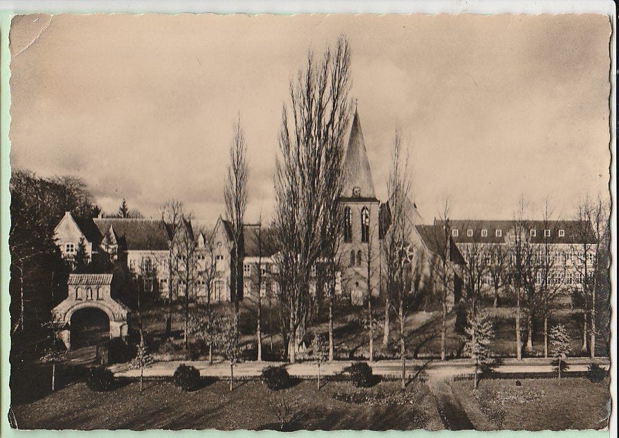 Heeswijk (NB) Norbertijner Abdij 1957., Ophalen, 1940 tot 1960, Gelopen, Noord-Brabant