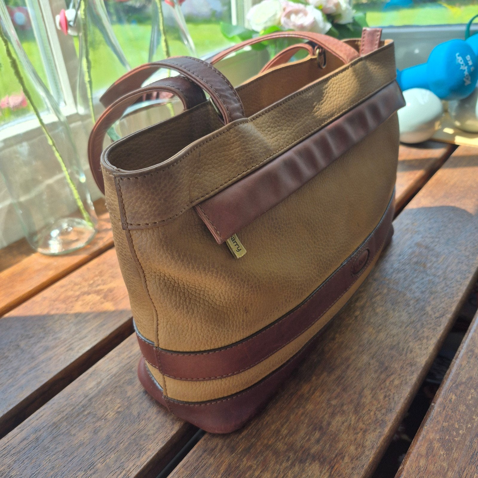 Dubarry dames elegante leren schoudertas bruin nieuwstaat, Overige merken, Bruin, Ophalen of Verzenden, Zo goed als nieuw