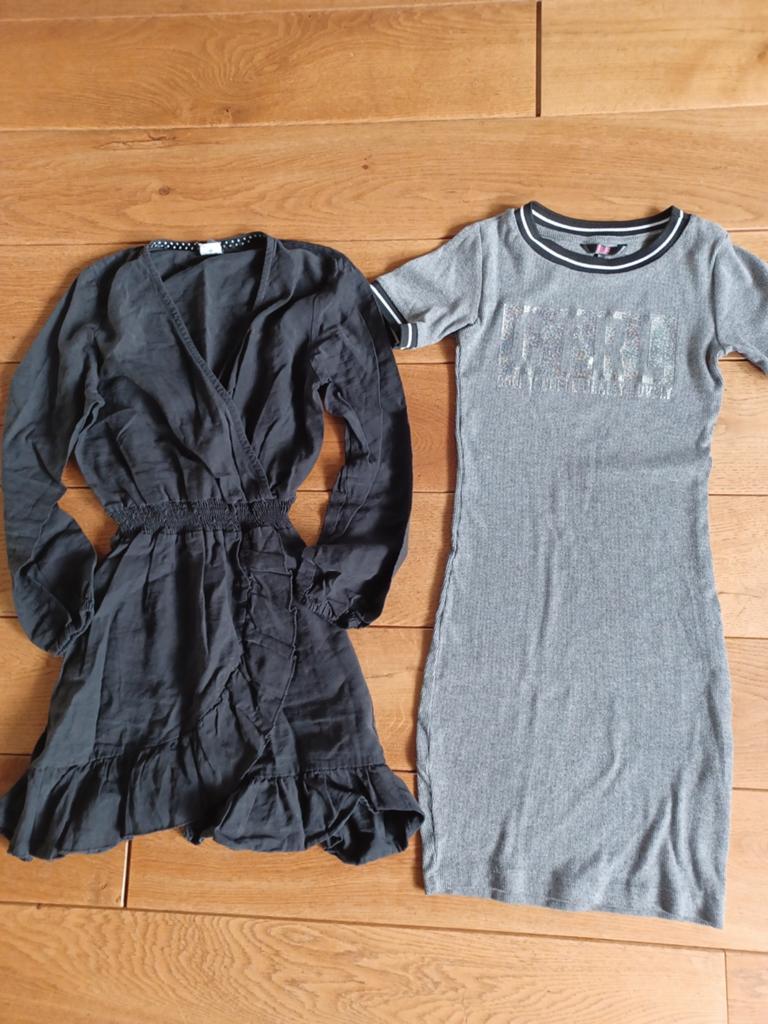 2 stuks meisjes kinderkleding mt 134/ 140, Ophalen of Verzenden, Zo goed als nieuw, Maat 134