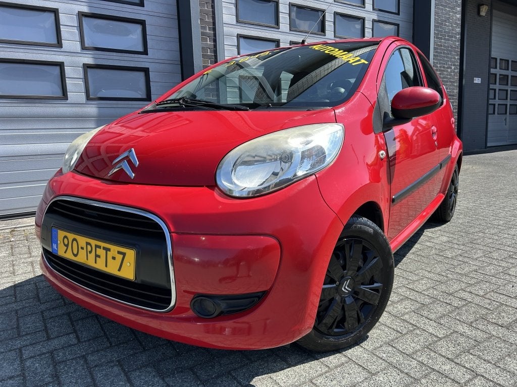 Citroën C1 1.0 5DRS Ambiance AUTOMAAT! Rijdt super!, Euro 5, Stof, Gebruikt, Zwart