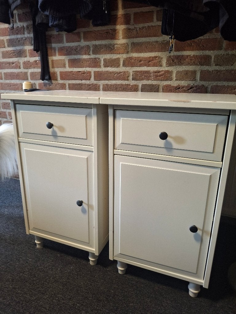 2 ikea hemnes nachtkastjes, Ophalen, Gebruikt, Minder dan 45 cm, 55 tot 70 cm