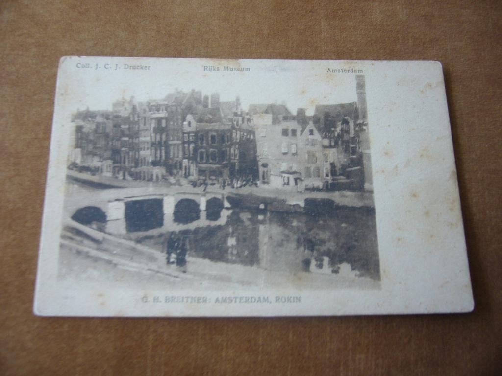 AMSTERDAM  = RIJKS MUSEUM - ROKIN, Ophalen of Verzenden, 1940 tot 1960, Ongelopen, Noord-Holland