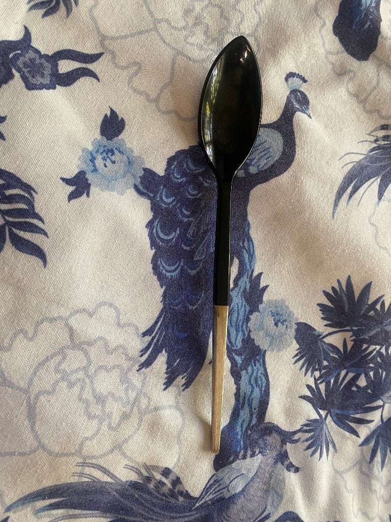 HORNEN LEPEL MET STERLING ZILVEREN HANDVAT, Ophalen of Verzenden