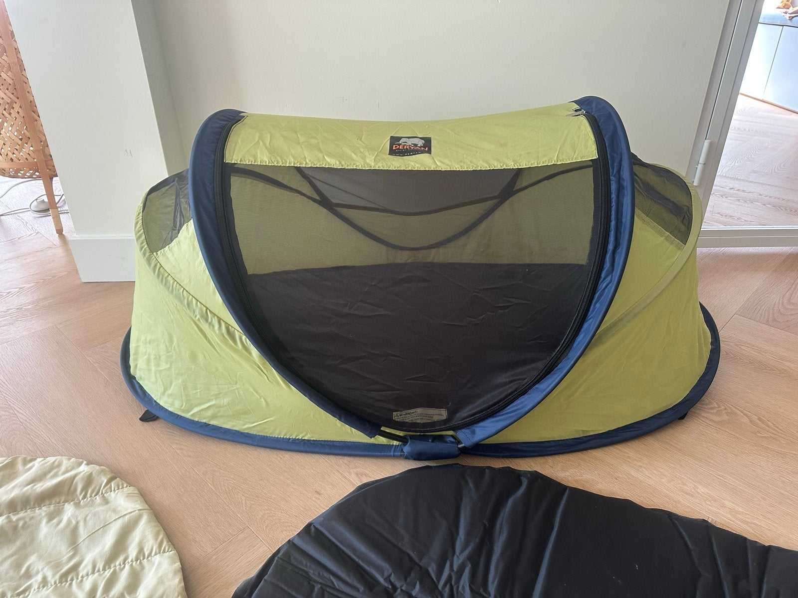 Deryan Travel Cot Baby Luxe - Reisbedje, Kinderen en Baby's, Babywiegjes en Ledikanten, Ophalen of Verzenden, Gebruikt, Reisbedje