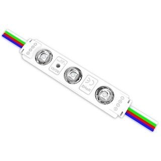 Led RGB module 3 led IP65 12V, Ophalen of Verzenden, Nieuw