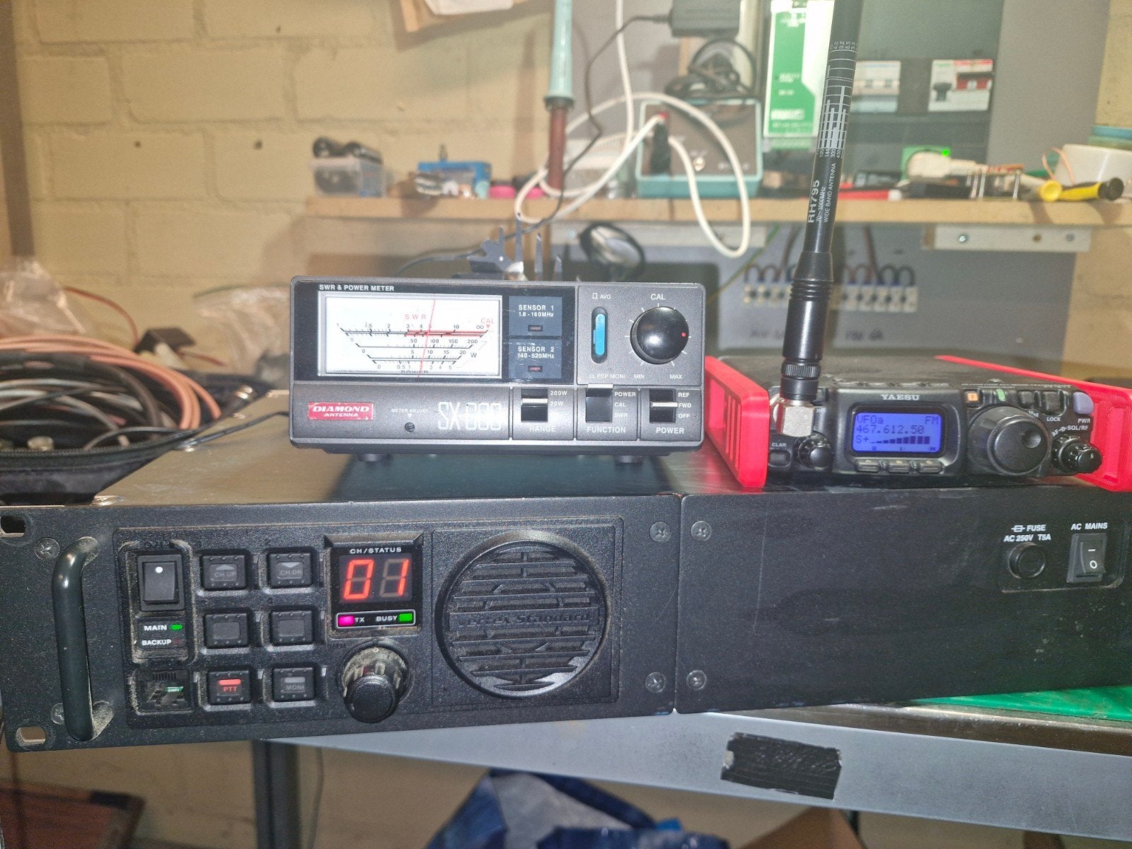 Vertex VXR9000 UHF 70cm repeater, Telecommunicatie, Ophalen of Verzenden, Zo goed als nieuw, Zender en Ontvanger
