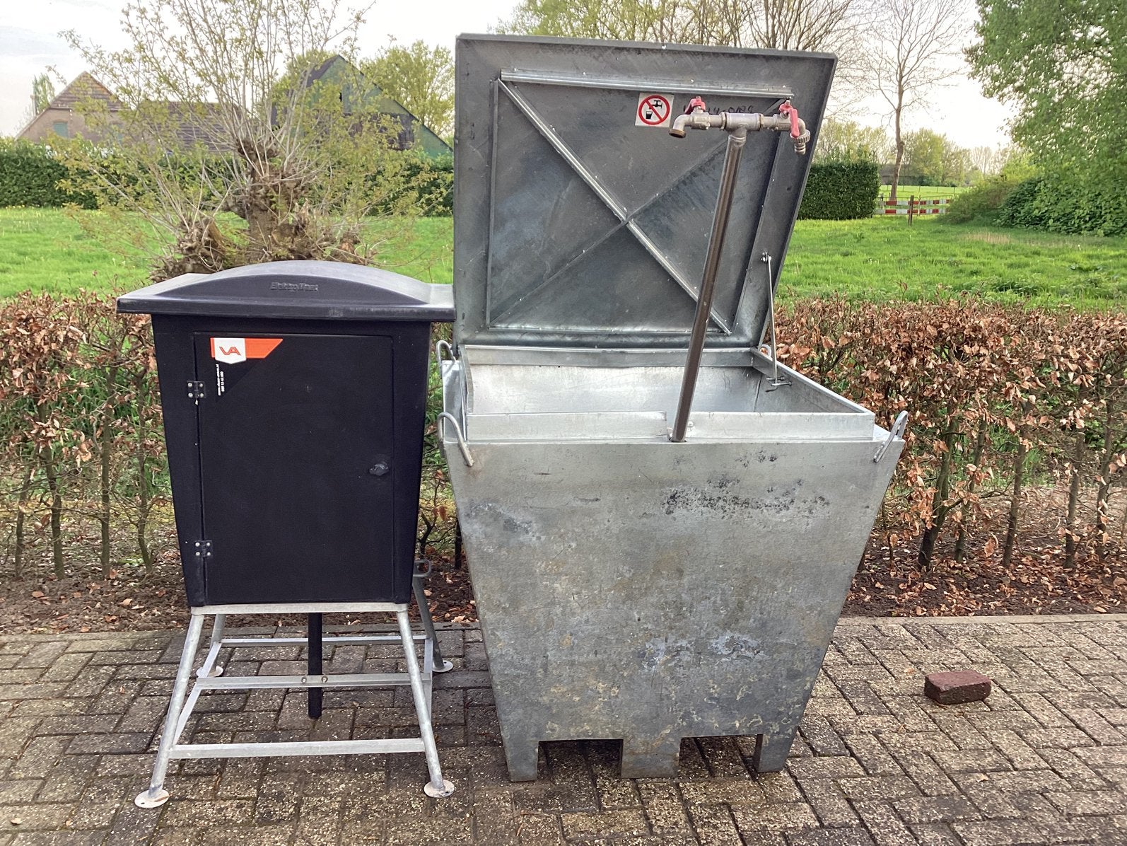 BOUWSTROOMKAST BOUWWATERPUT Bouwmeterkast Bouwput Bouwkast, Ophalen, Zo goed als nieuw