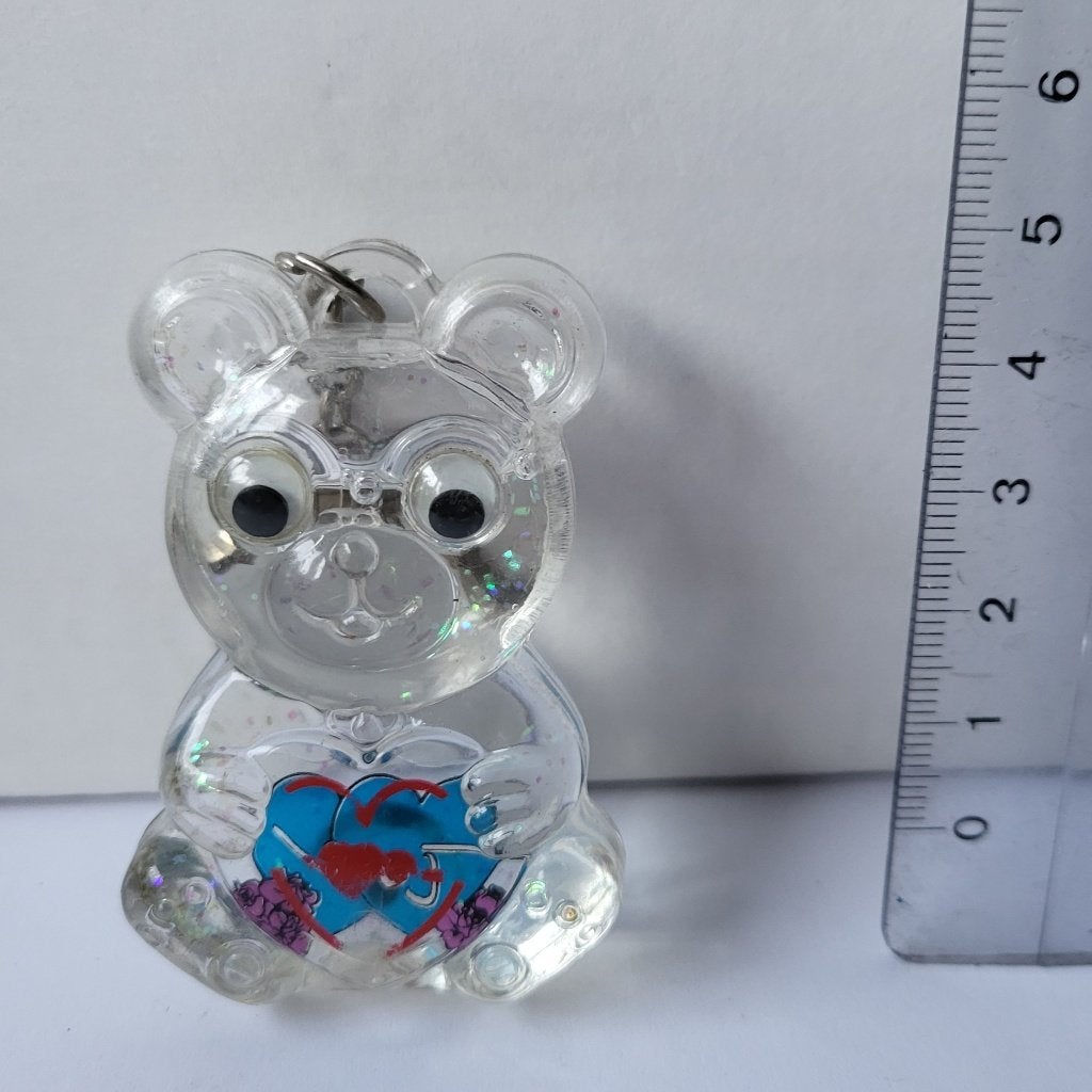 Vintage retro sleutelhanger teddybeer en nog Disney figuren, Ophalen of Verzenden, Zo goed als nieuw, Overige typen