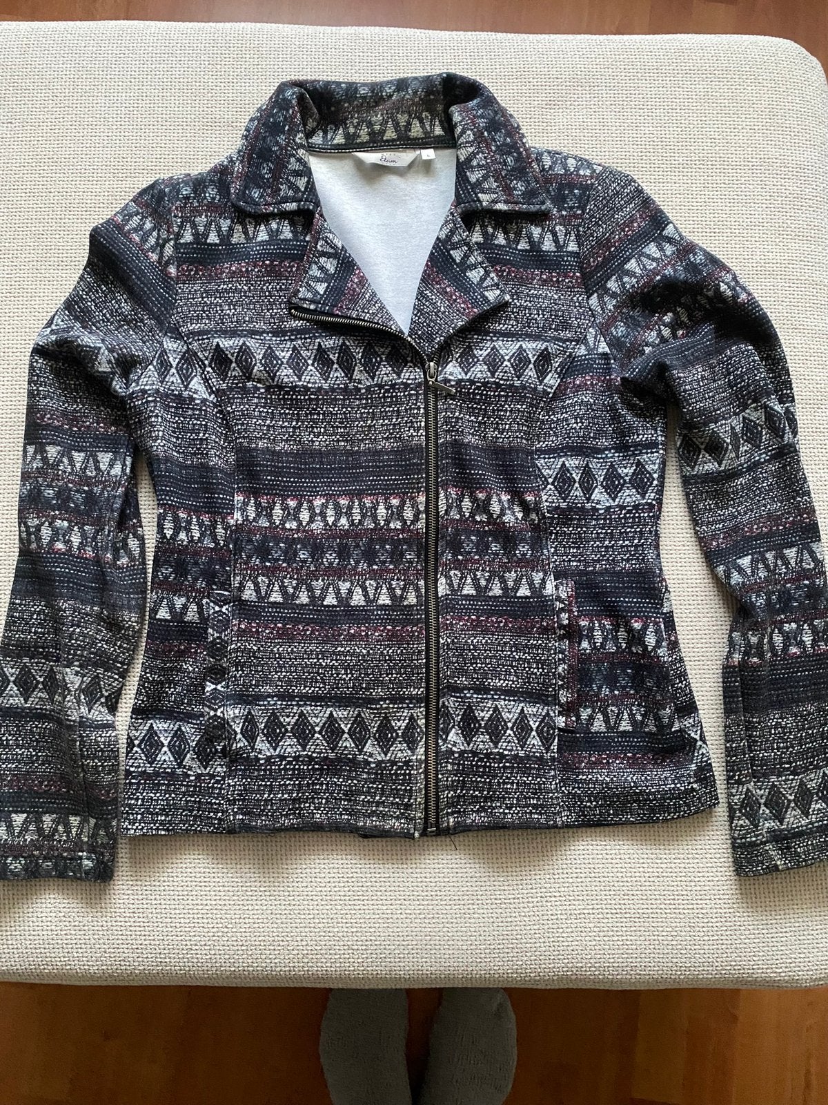 Dames biker Jasje, Ophalen of Verzenden, Zo goed als nieuw, Maat 38/40 (M), Blauw