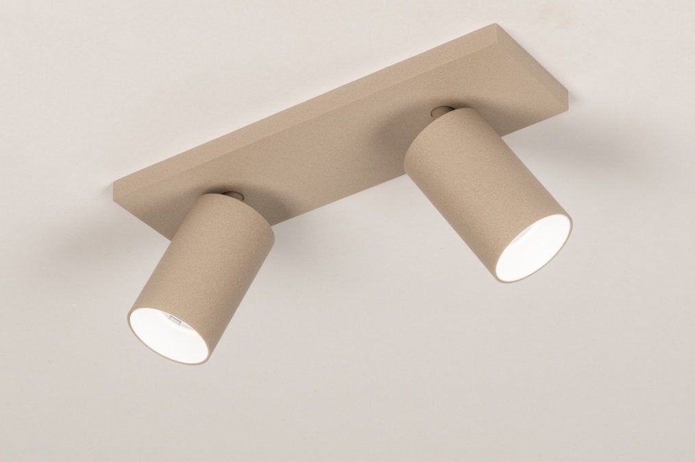 plafondlamp 30.5cm spots taupe badkamer keuken bedrijf lamp, Ophalen of Verzenden, Nieuw