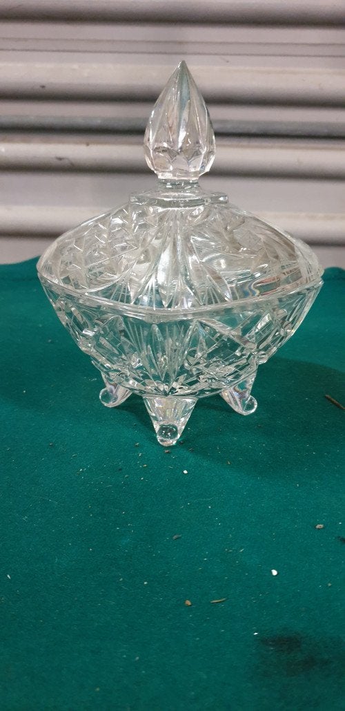 bonbon schaal kristal, Ophalen of Verzenden, 'T Olde Gre-j, Info@toldegrej.nl, Endepoelstraat 20f Didam