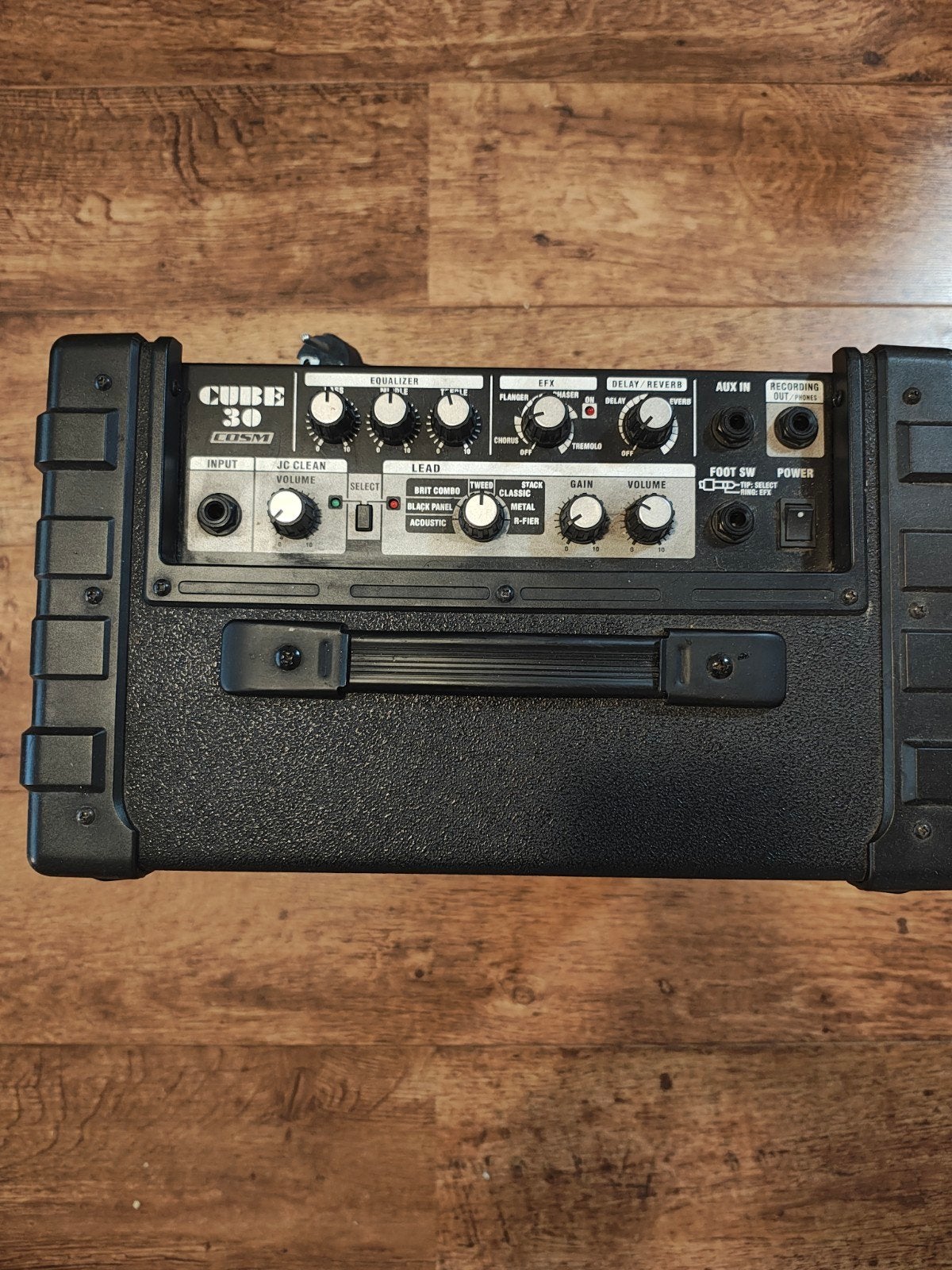 Line6 PodXT met Line6 account + Roland Cube-30 + kabels, Ophalen, Gebruikt, Gitaar, Minder dan 50 watt
