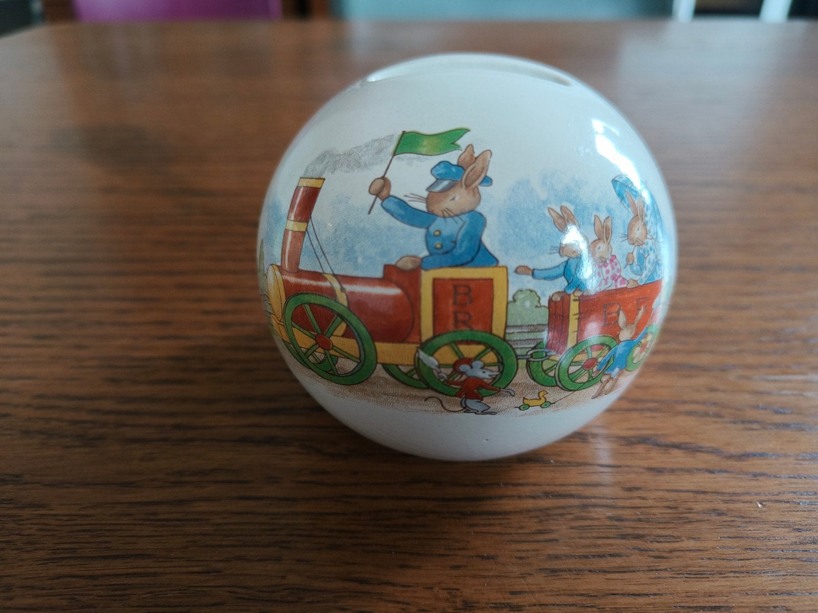 Royal Doulton Bunnykins Spaarpot Bal met Originele Doos, Ophalen, Nieuw