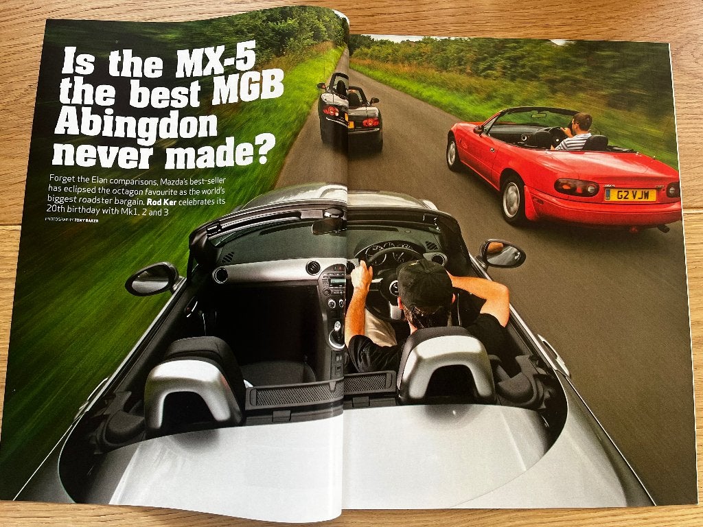 Mazda MX-5 originele roadtest, Boeken, Ophalen of Verzenden, Gelezen, Mazda