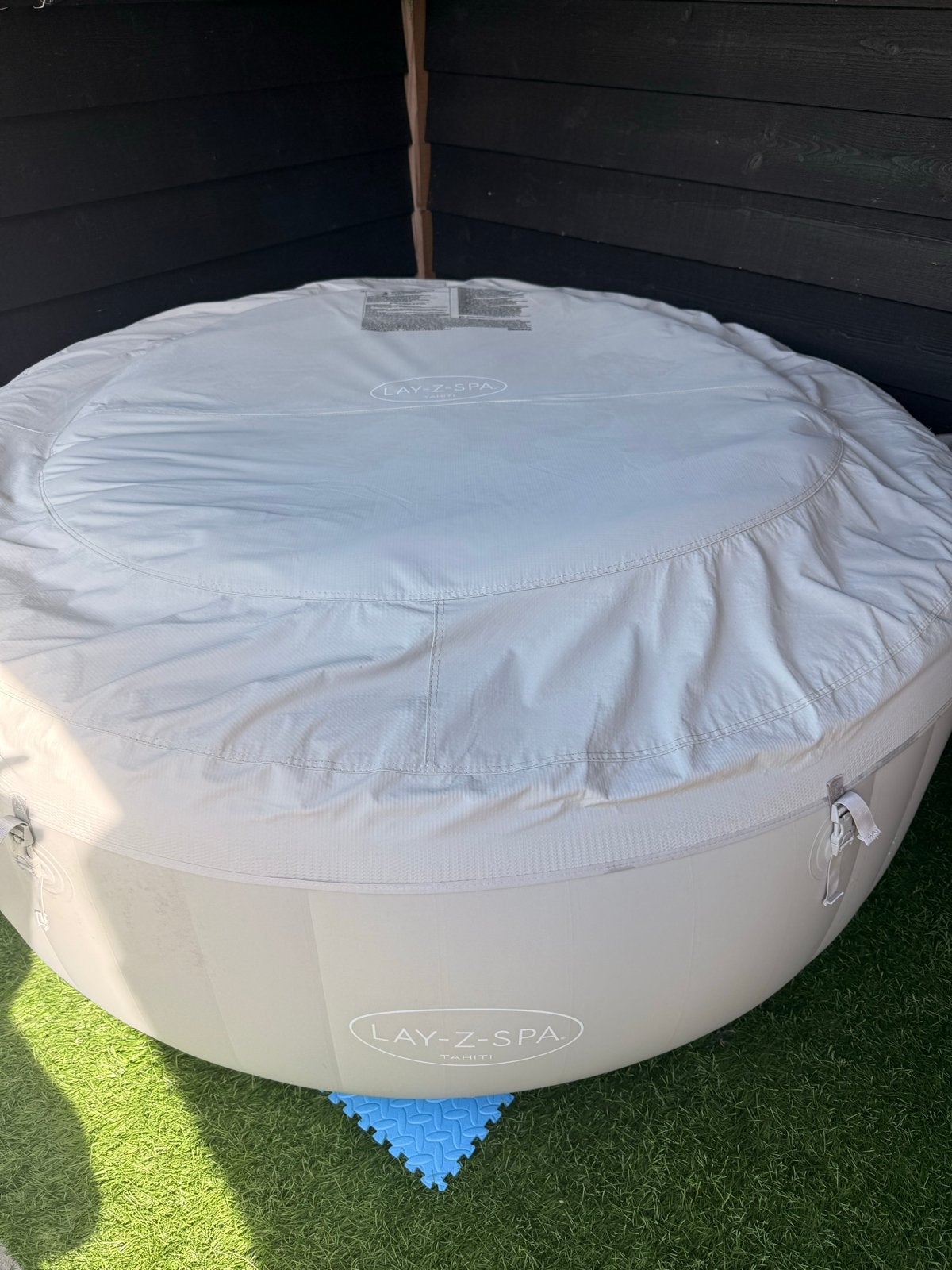 Opblaasbare jacuzzi Lay-Z-Spa Tahiti met accessoires, Tuin en Terras, Ophalen, Gebruikt, Minder dan 80 cm, Opblaaszwembad