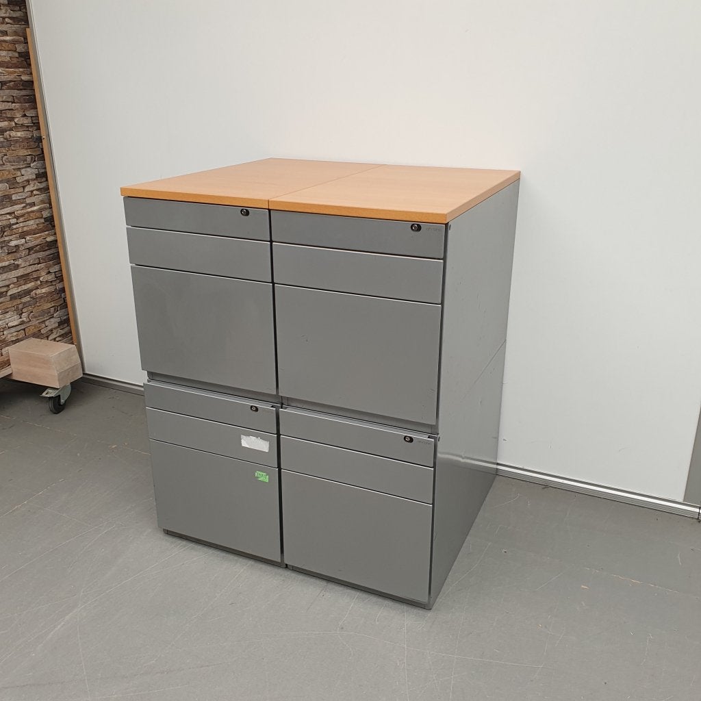 Ahrend 4-delig ladeblok met 8 lades - 105x85x76 cm, Niet ingevuld, Gebruikt, Niet ingevuld, Niet ingevuld