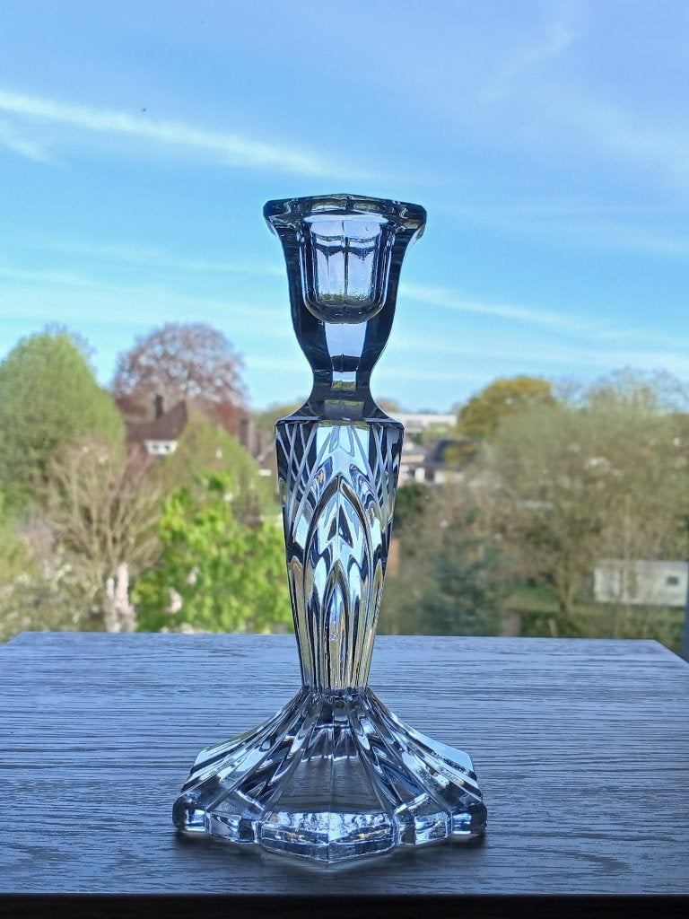 Kandelaar Kristal Bohemia, Ophalen of Verzenden, Kristal