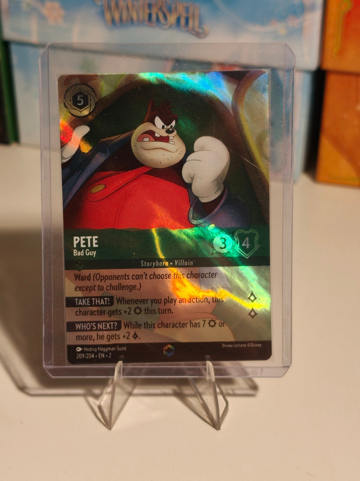 Pete 209/204 Enchanted, Hobby en Vrije tijd, Verzamelkaartspellen | Overige, Ophalen of Verzenden, Zo goed als nieuw