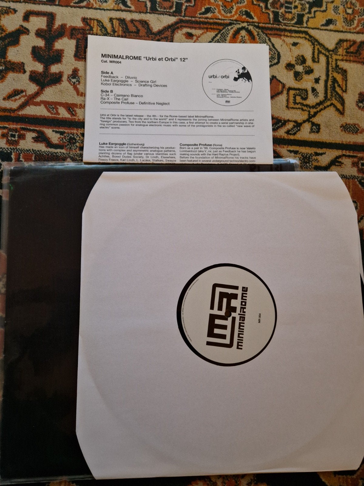 12" sampler Electro/ItaloDisco, Ophalen of Verzenden, Zo goed als nieuw, 12 inch