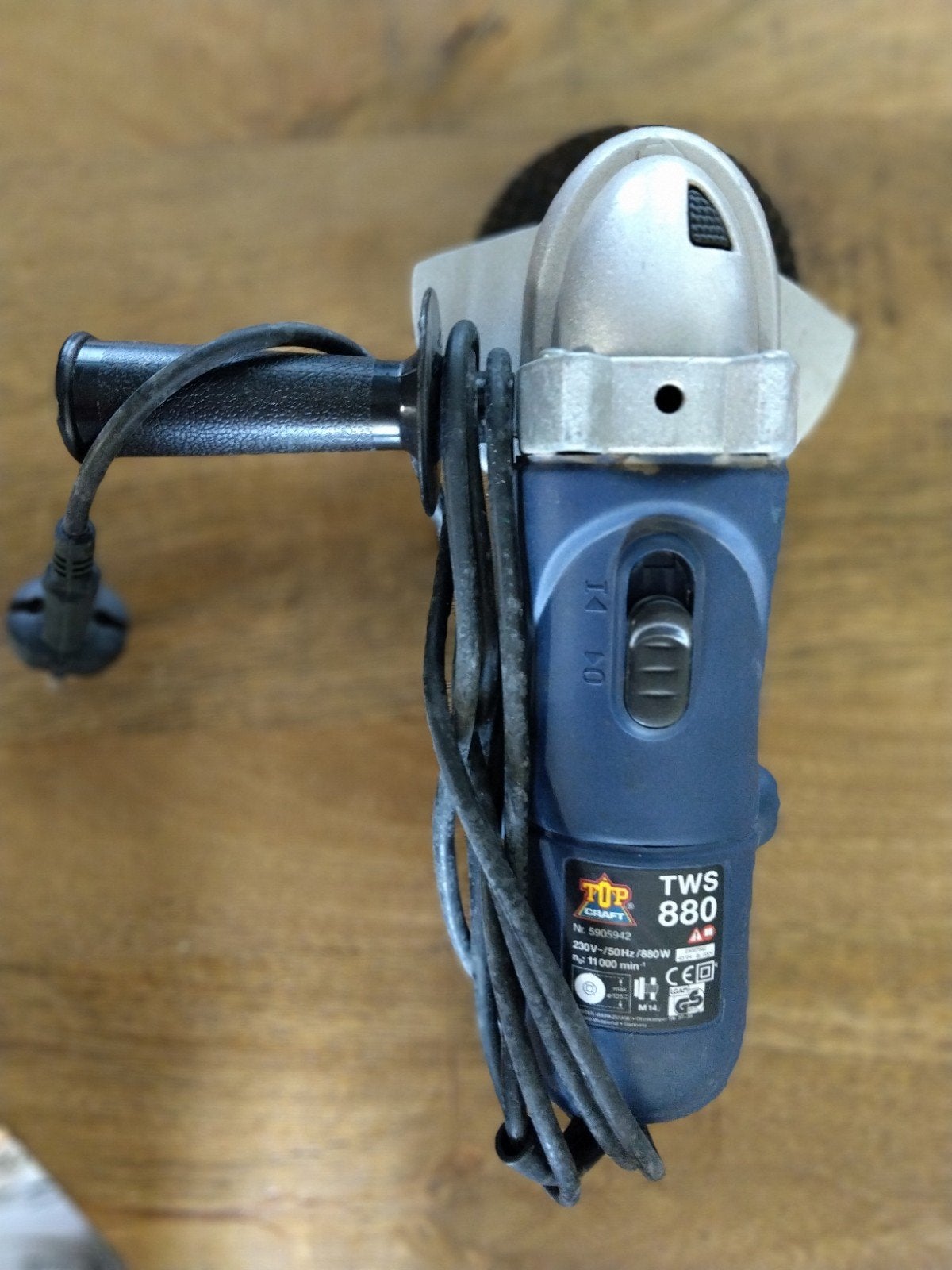 Haakse slijper, Ophalen of Verzenden, Gebruikt, 700 tot 1000 watt, Haakse handslijpmachine