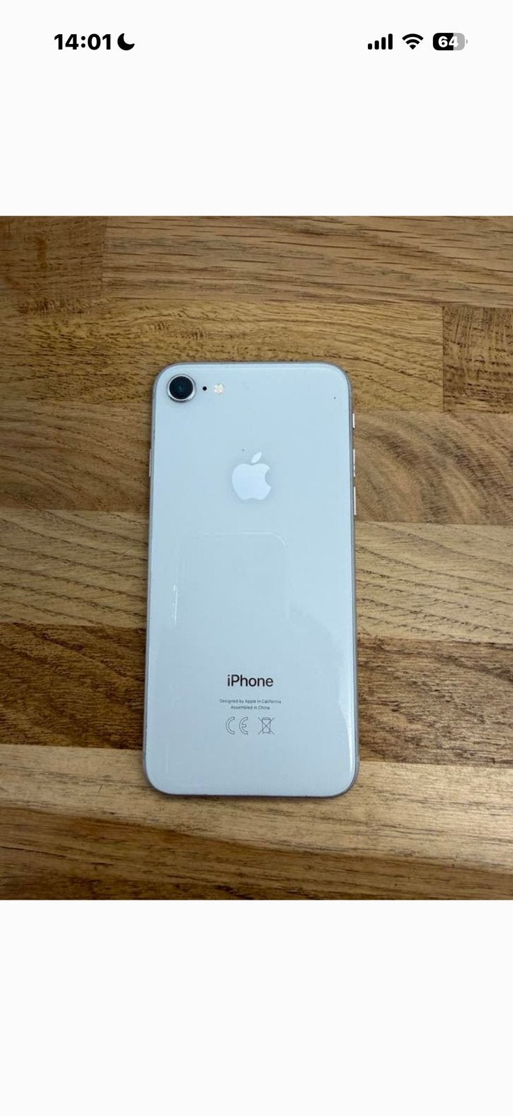Iphone 8 70%, Telecommunicatie, Mobiele telefoons | Hoesjes en Frontjes | Apple iPhone, Gebruikt, Apple, Zilver, IPhone 8