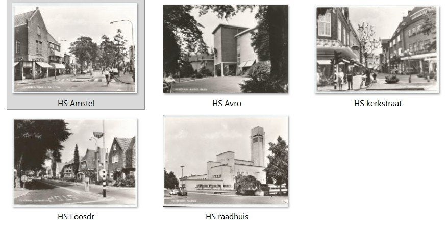 ansichten Hilversum, Ophalen of Verzenden, 1960 tot 1980, Ongelopen, Noord-Holland