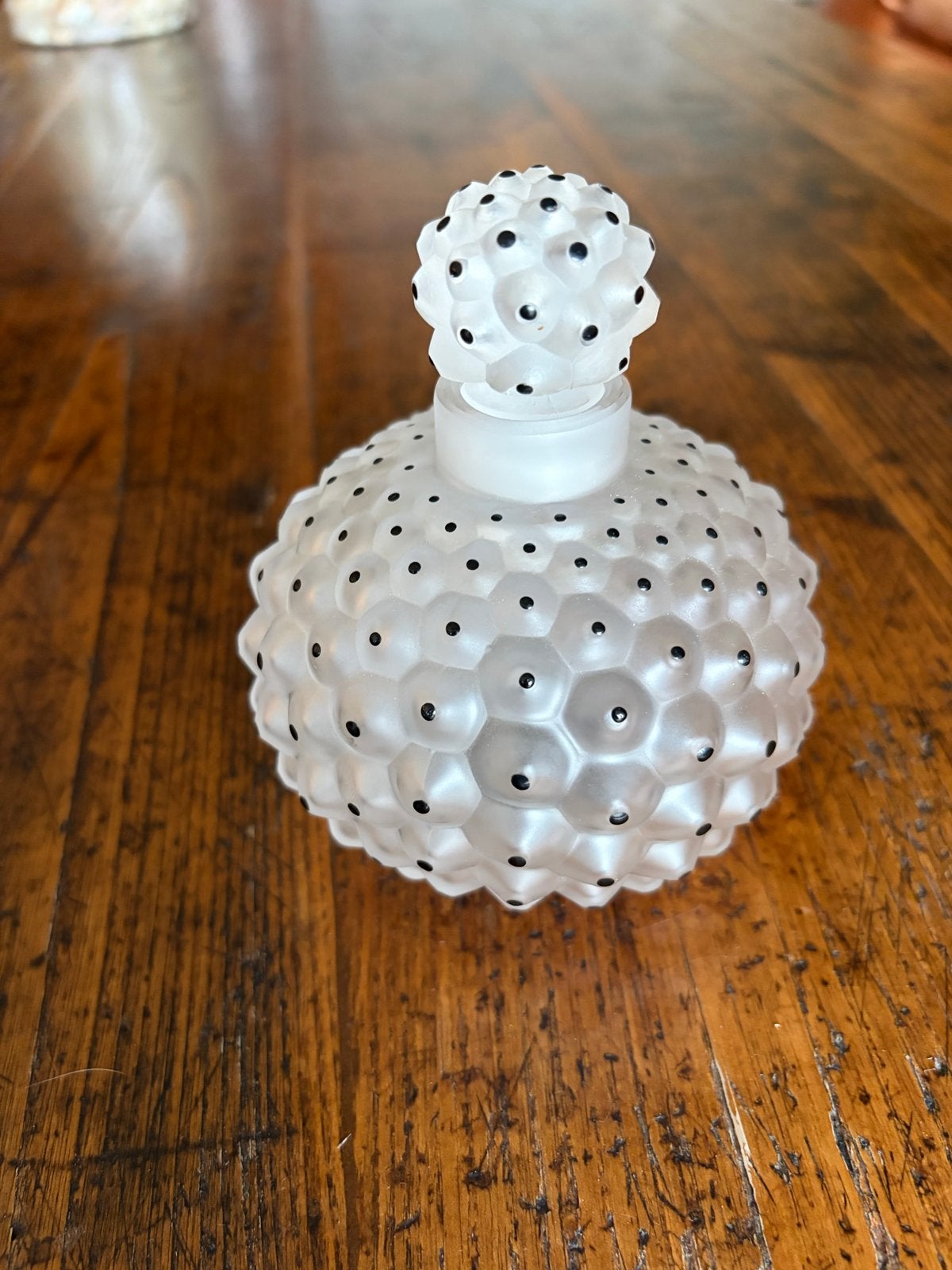 Gesigneerde Lalique Parfumfles - Zeldzaam Design, Ophalen of Verzenden