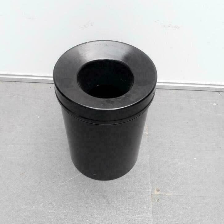 partij metalen vlamdovende afvakbakken prullenbak afvalbak, 20 tot 30 liter, Ophalen, Gebruikt, Metaal