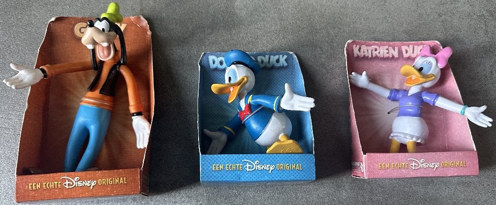 DISNEY - 3 POPPETJES - NIEUW, Ophalen of Verzenden, Overige figuren, Nieuw, Beeldje of Figuurtje