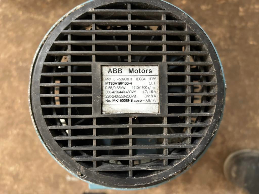 Elektromotor, Ophalen, Elektromotor, 1400 tot 1800 rpm