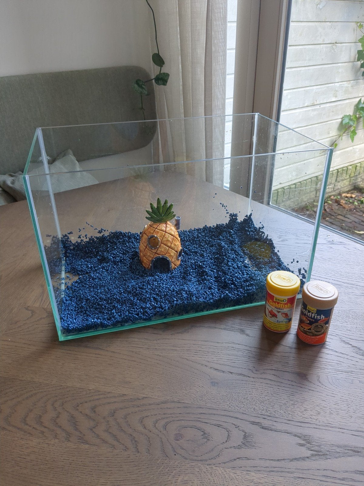 Aquarium 40x25x25 met attributen, Ophalen, Kooi, Minder dan 60 cm
