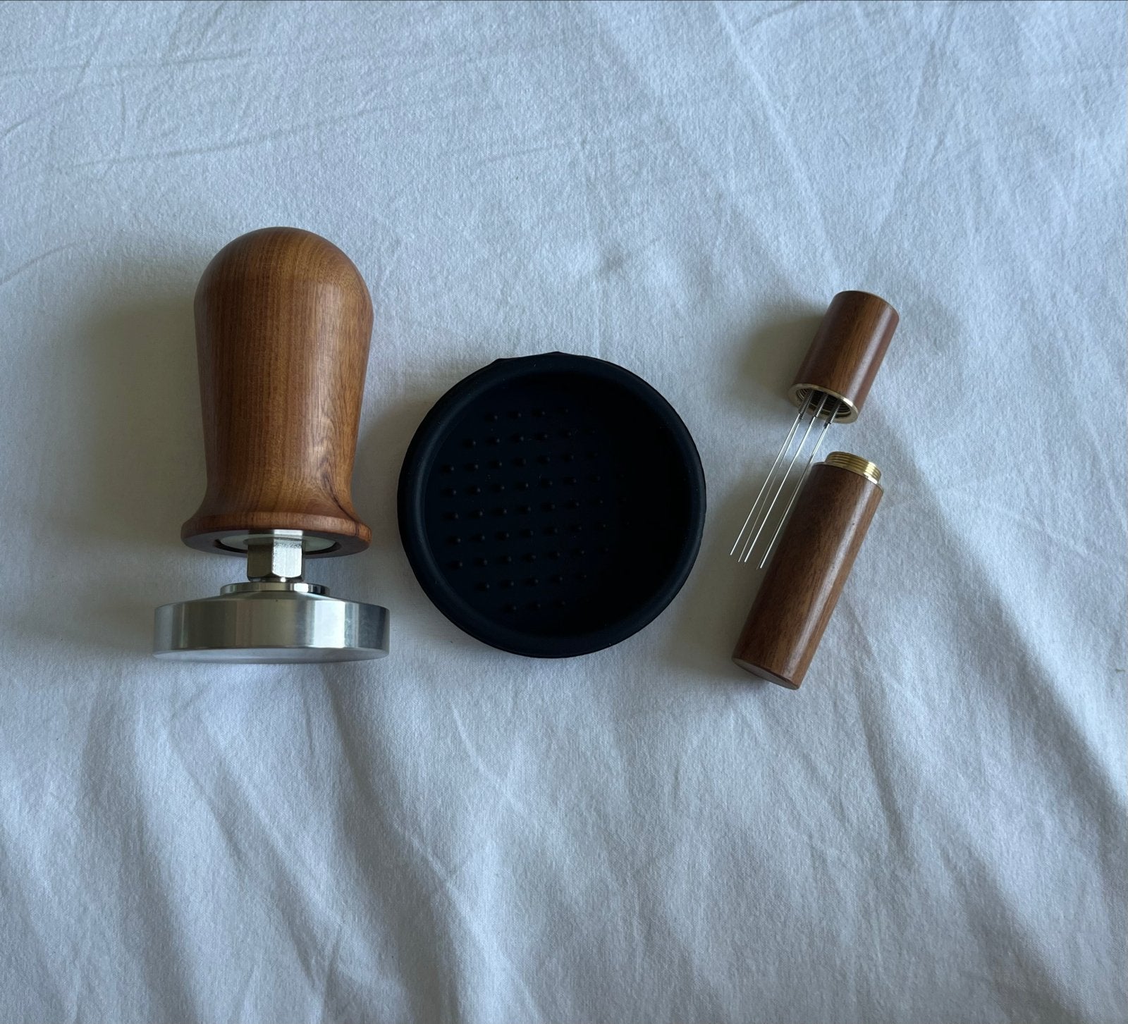 Espresso stamper set NIEUW, Ophalen, Overige modellen, Nieuw, Gemalen koffie