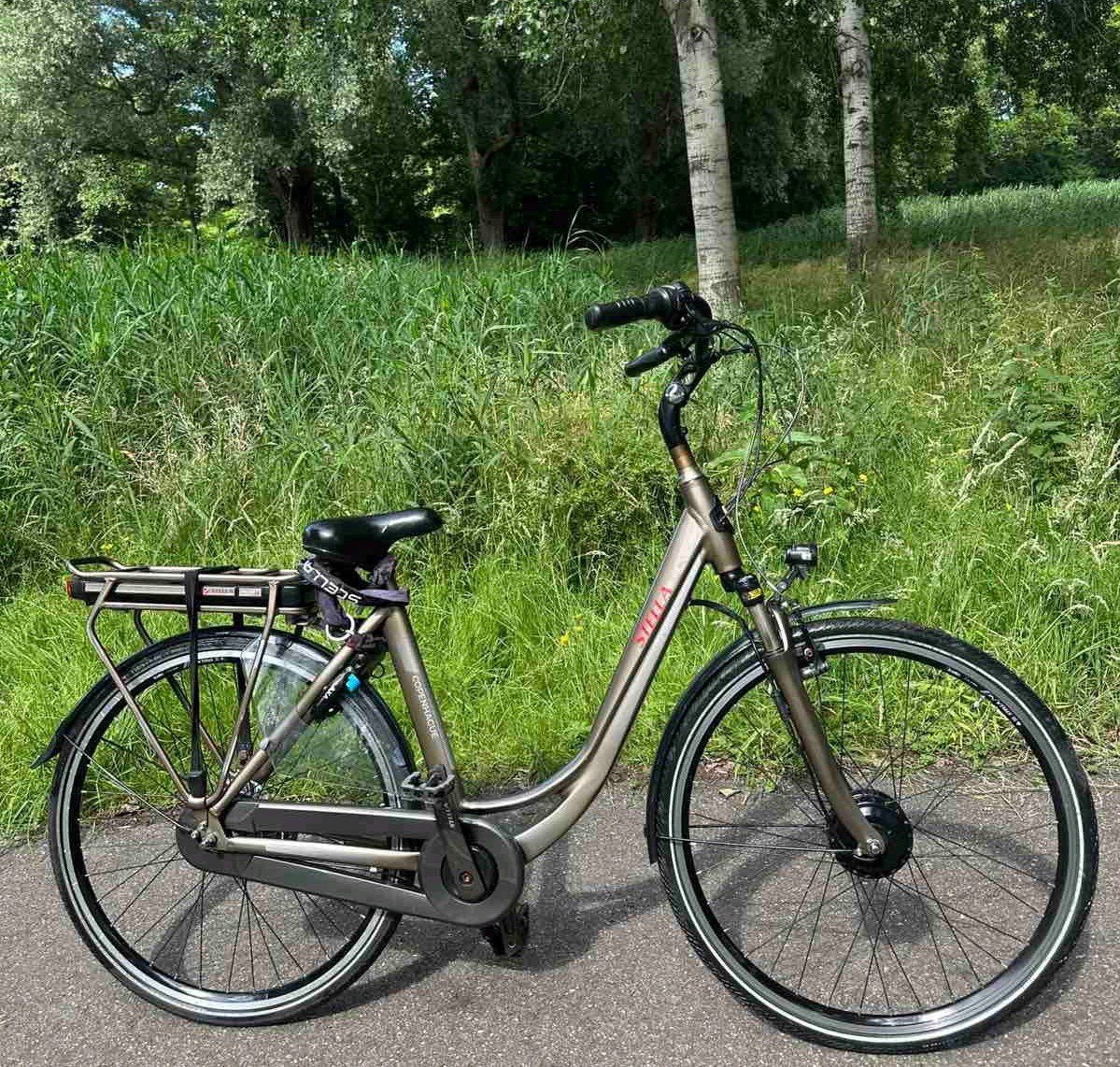 Elektrische fiets Stella  Copenhague, mooie fiets!, Versnellingen, Zo goed als nieuw, 50 tot 53 cm, Schijfrem