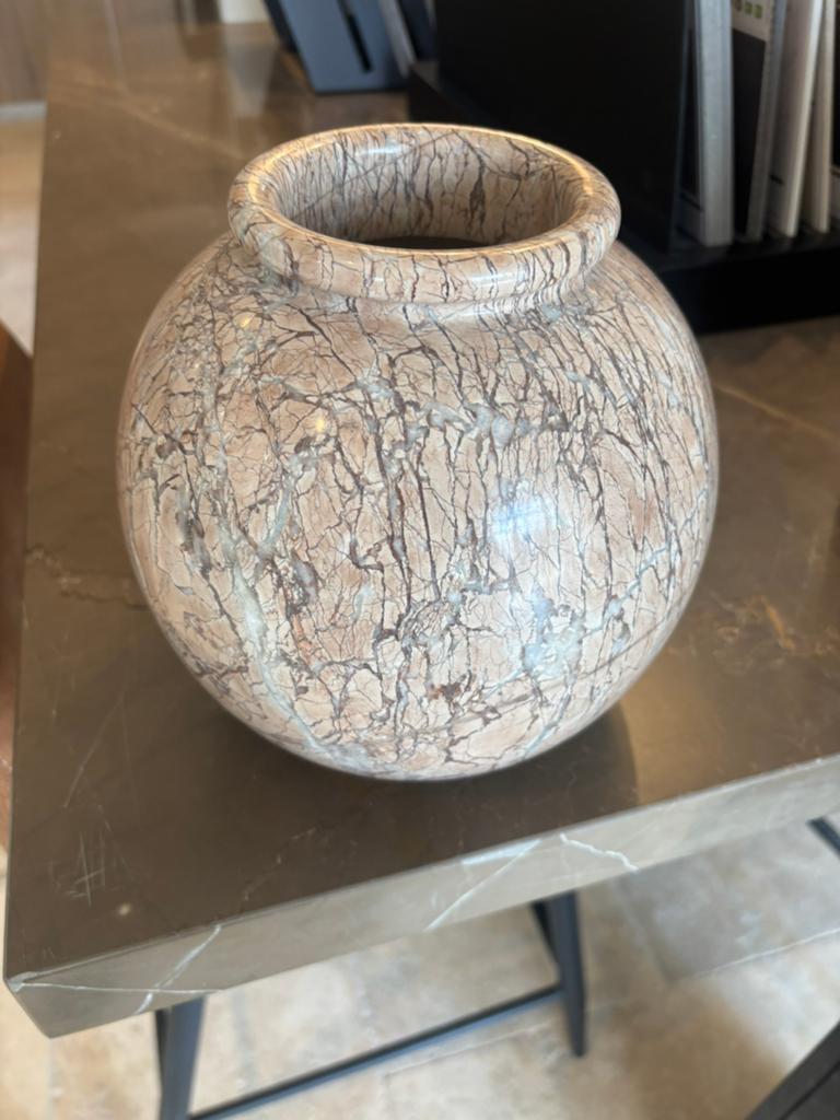 Natuurstenen vaas, Overige kleuren, Ophalen of Verzenden, Minder dan 50 cm, Glas