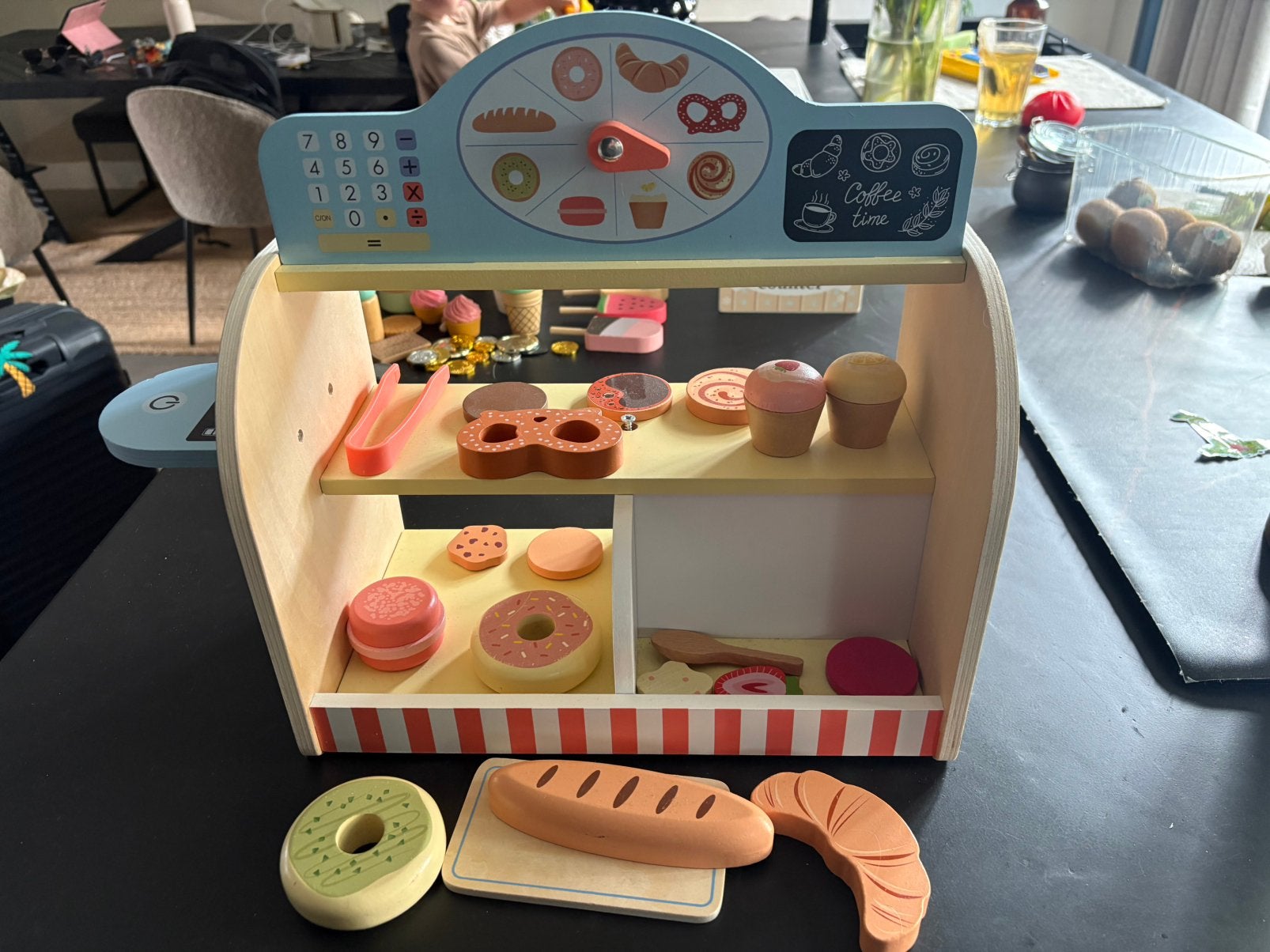Kidscafé houten speelgoed, Kinderen en Baby's, Speelgoed | Houten speelgoed, Ophalen, Zo goed als nieuw