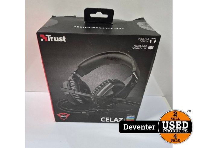 Trust GXT412 Celaz Gaming Headset Nieuw in dichte doos, Trust, Nieuw, Support@trust.com, Laan van Barcelona 600
3317 DD Dordrecht
Netherlands