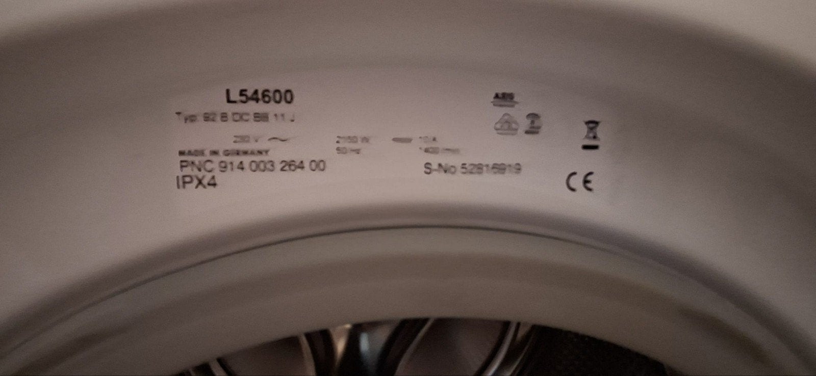 AEG Lavamat L54600 Wasmachine - Zo goed als nieuw, Ophalen