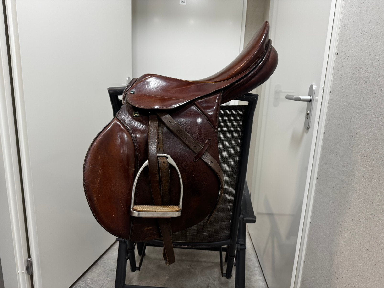 Springzadel 18 inch, Ophalen, Zo goed als nieuw, Springen