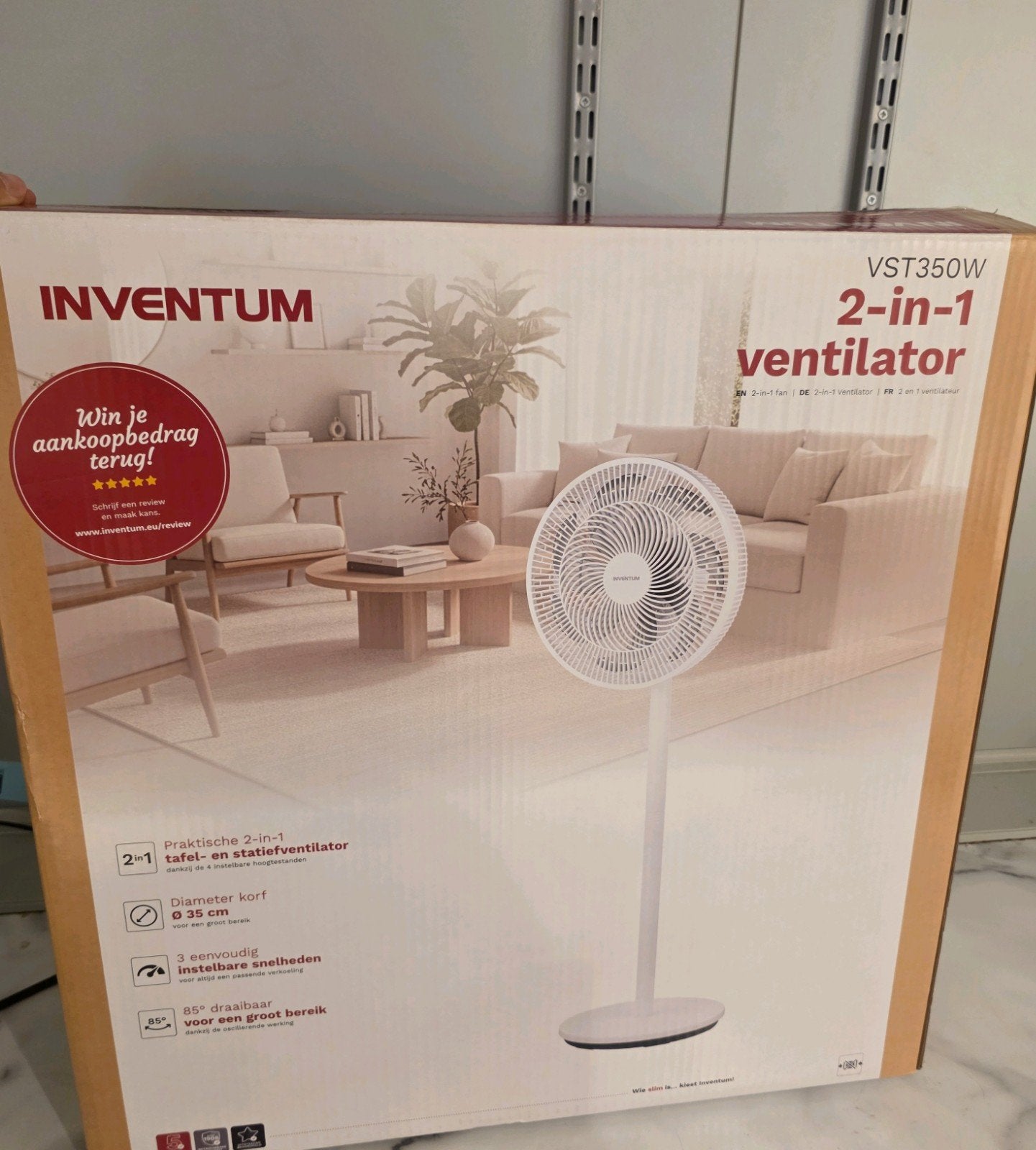 Inventum VST350W, Ophalen